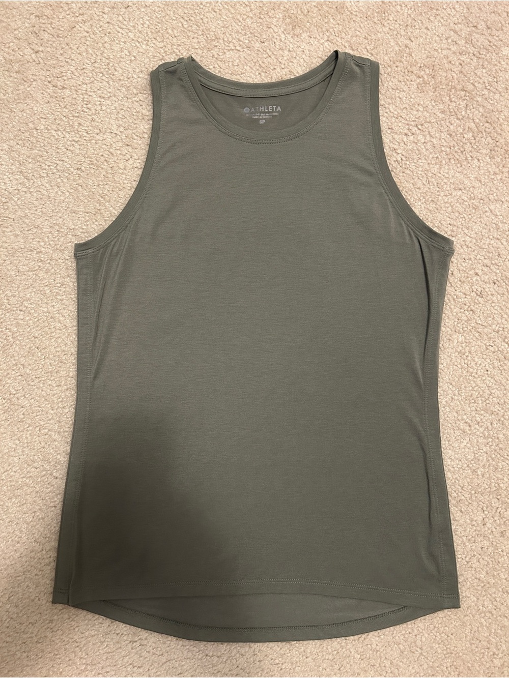 Athleta Essence Vital Tank Green Size SP